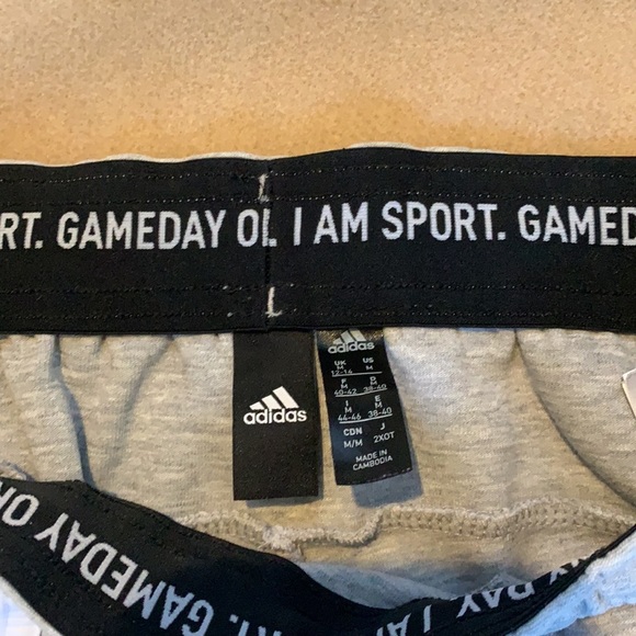 Grey Adidas Joggers - Picture 2 of 3
